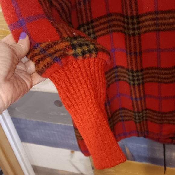 Jennifer Chase Vintage Plaid Wool Coat 14 - Picture 9 of 9